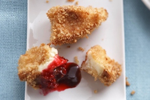 Deep Fried Cheese Cake Bites